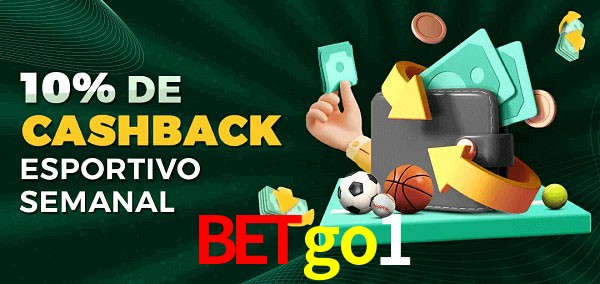 10% de bônus de cashback na betgo1